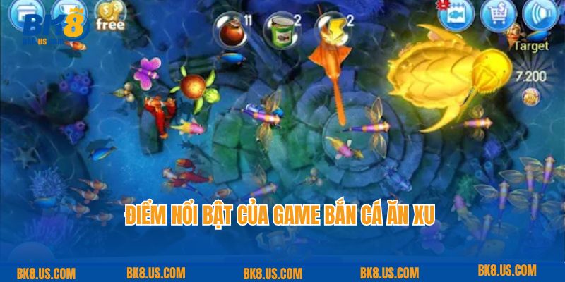 Điểm nổi bật của game bắn cá ăn xu BK8